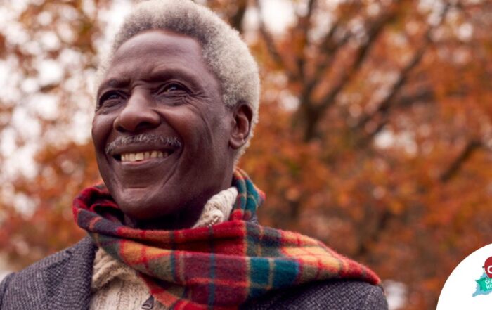 Senior home care helping a senior to manage seasonal depression.