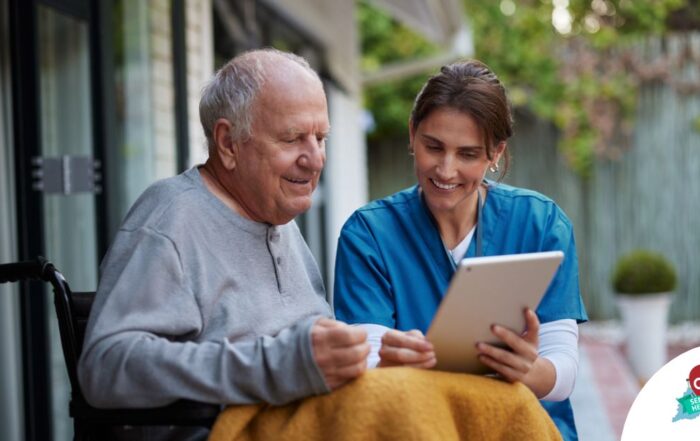 Discussing options for home care vs. assisted living