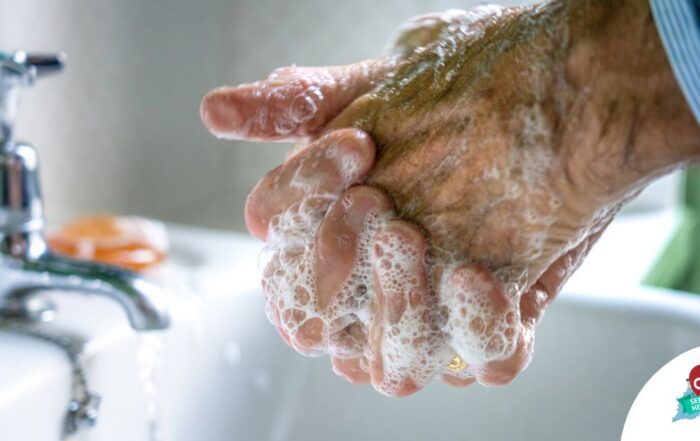 Small daily habits like hand washing support infection prevention in seniors.